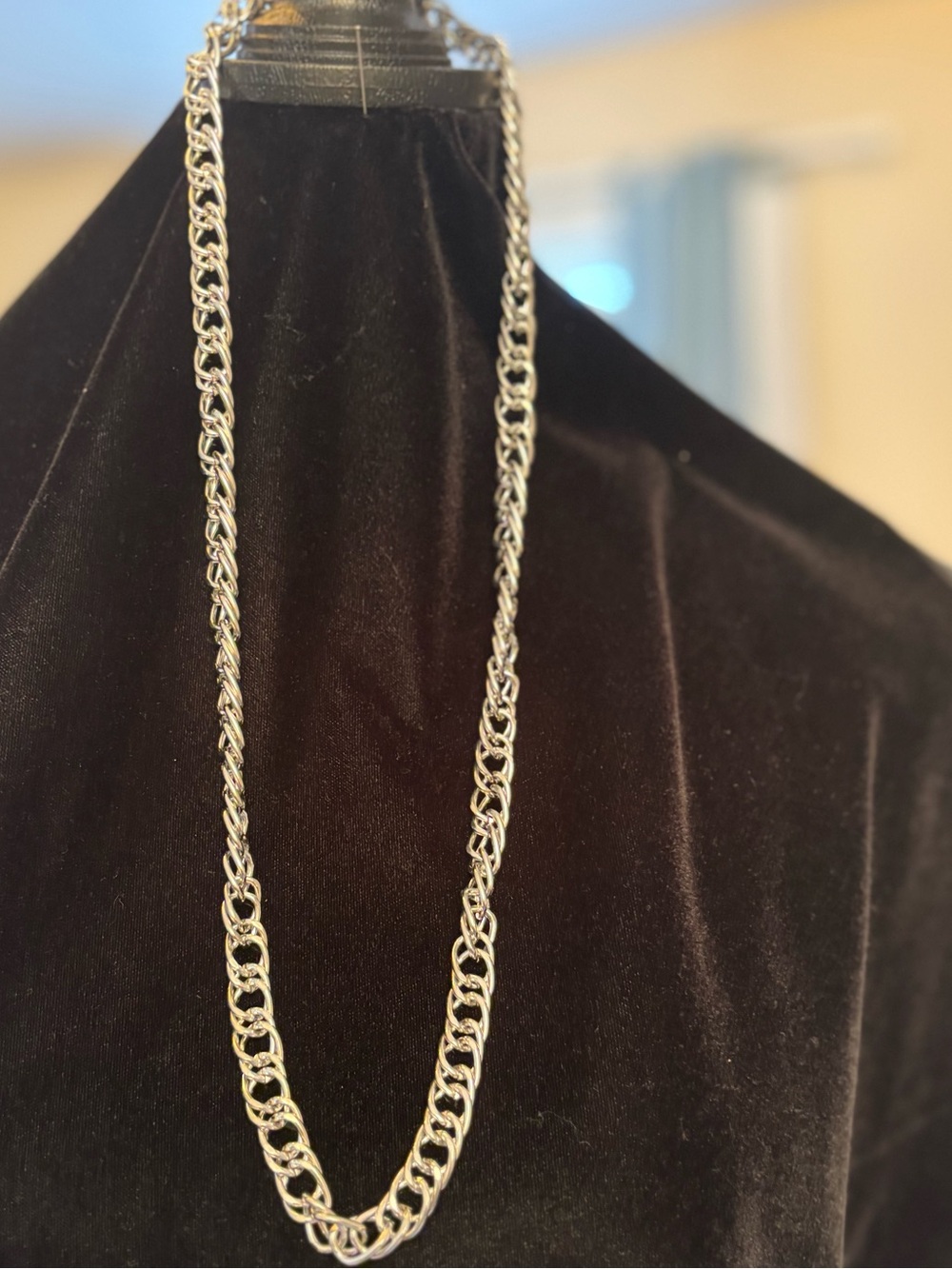 Silver Chain Necklace for Women - Classic Link Design